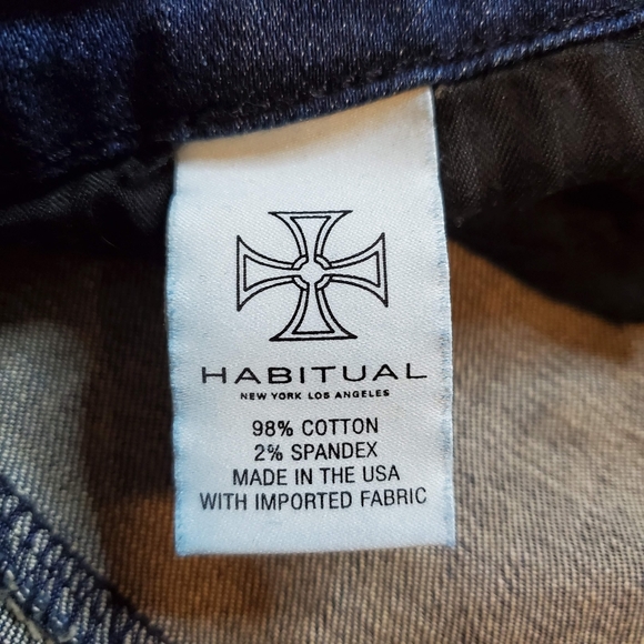 Habitual Camille Slim Straight Leg Dark Wash Jeans - Picture 10 of 11